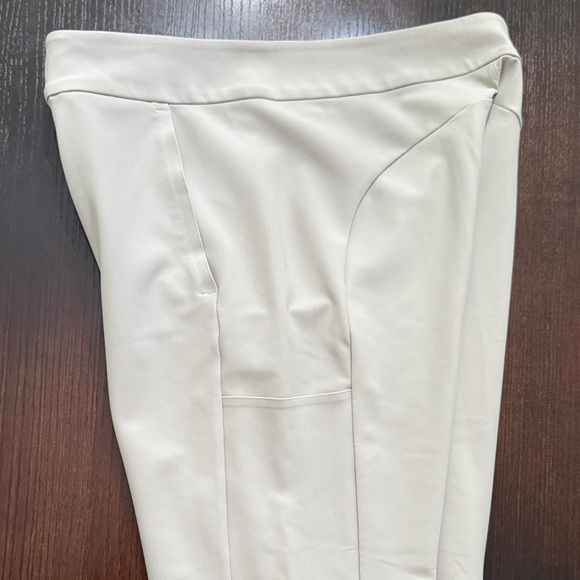 Athleta Cream Stellar Trousers Size 8 - Picture 9 of 10